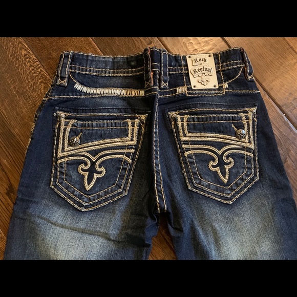 new rock revival mens jeans